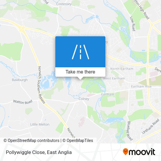 Pollywiggle Close map