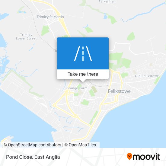 Pond Close map