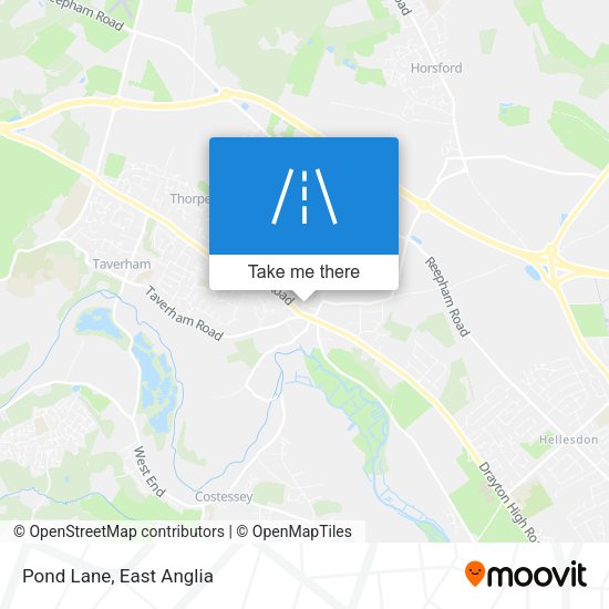 Pond Lane map