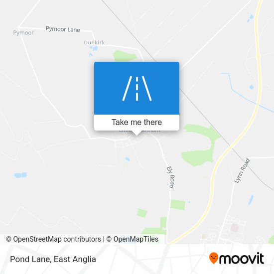 Pond Lane map