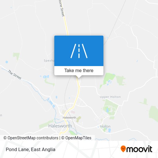 Pond Lane map