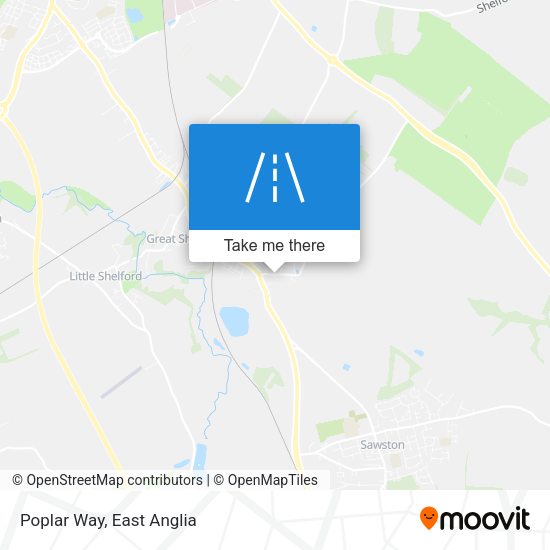 Poplar Way map