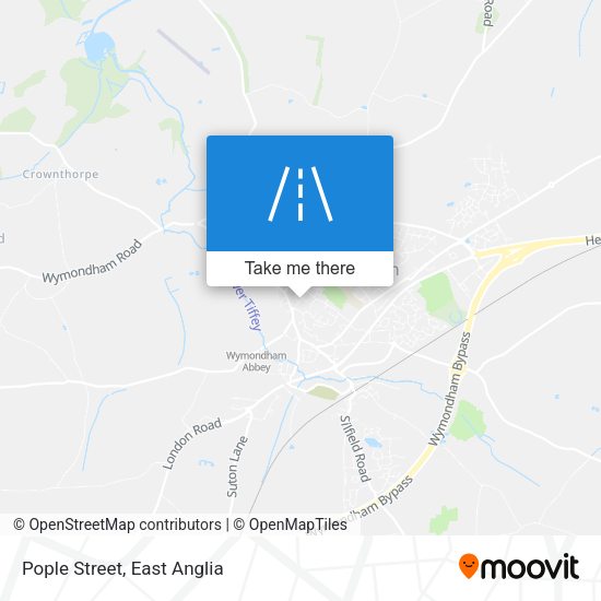 Pople Street map
