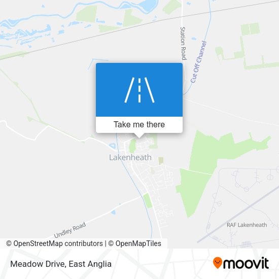 Meadow Drive map