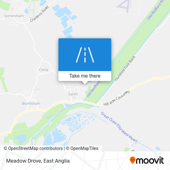 Meadow Drove map