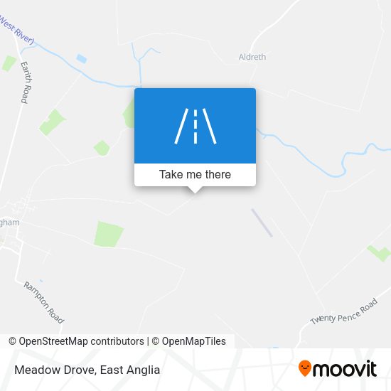 Meadow Drove map