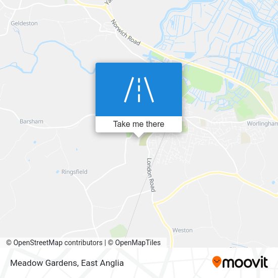 Meadow Gardens map