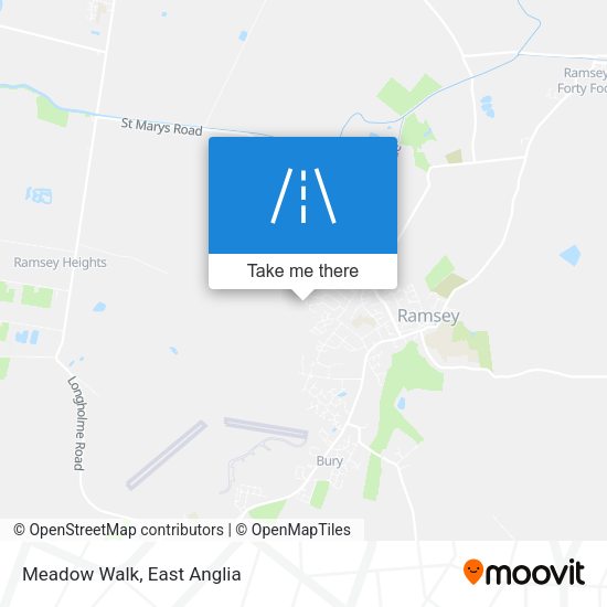 Meadow Walk map