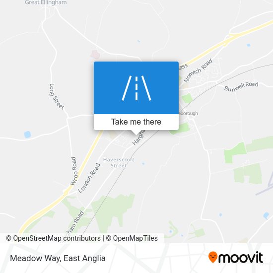 Meadow Way map