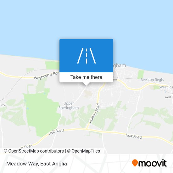Meadow Way map