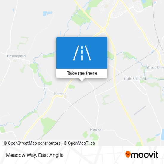Meadow Way map