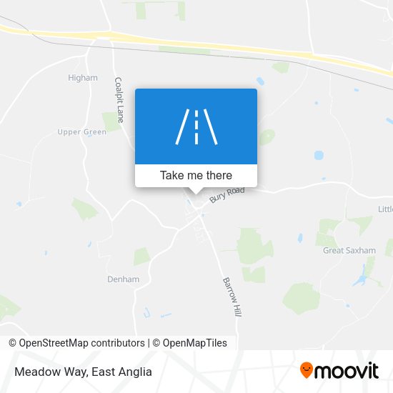 Meadow Way map