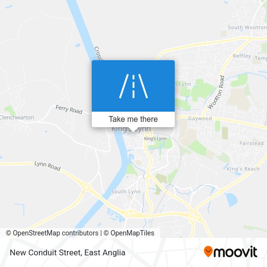 New Conduit Street map