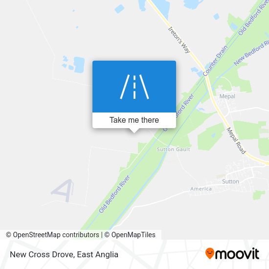 New Cross Drove map