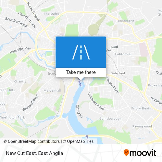 New Cut East map