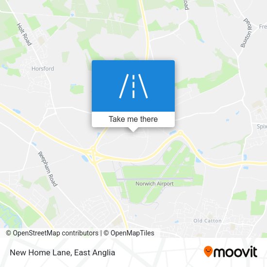 New Home Lane map