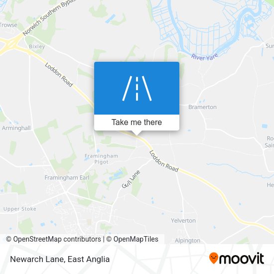 Newarch Lane map