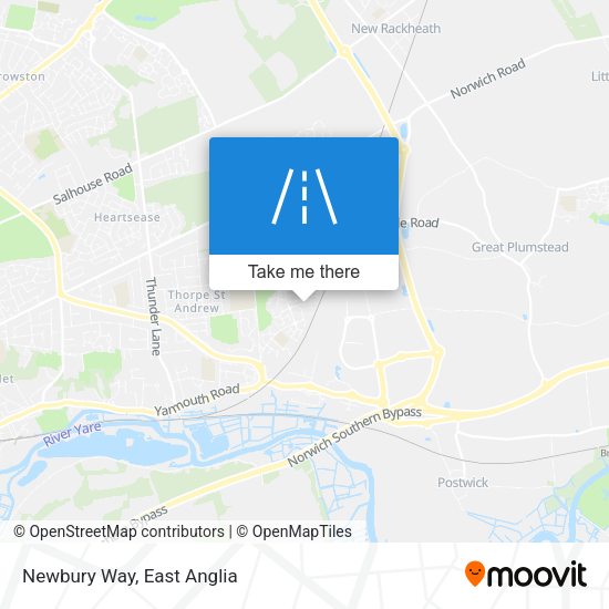 Newbury Way map