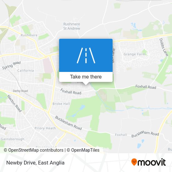 Newby Drive map