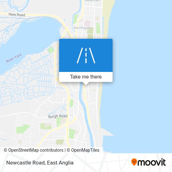 Newcastle Road map