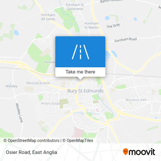 Osier Road map