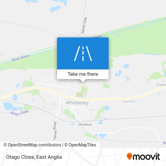 Otago Close map