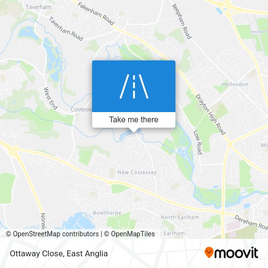 Ottaway Close map