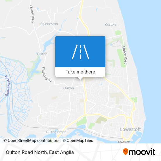 Oulton Road North map