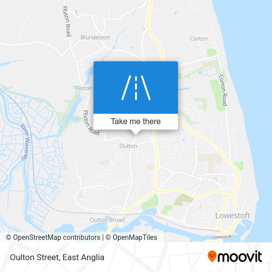Oulton Street map