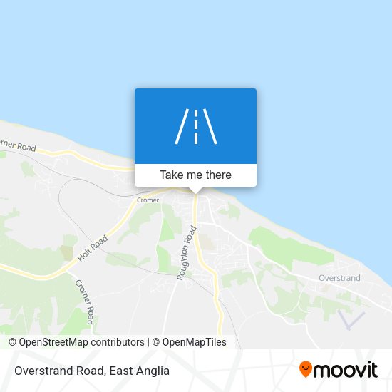 Overstrand Road map