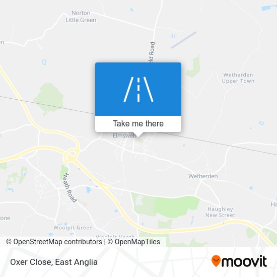 Oxer Close map
