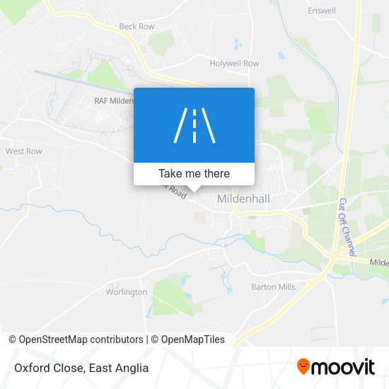 Oxford Close map
