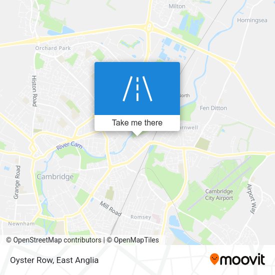 Oyster Row map
