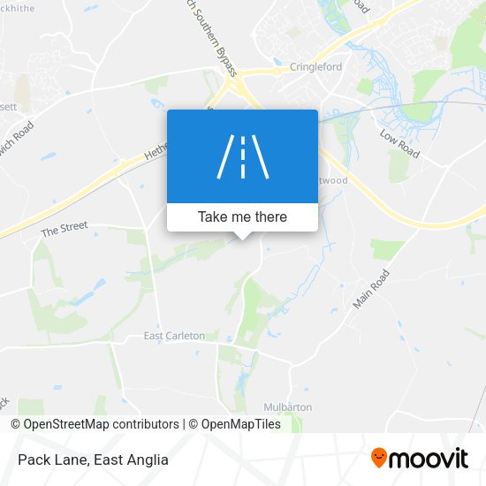 Pack Lane map
