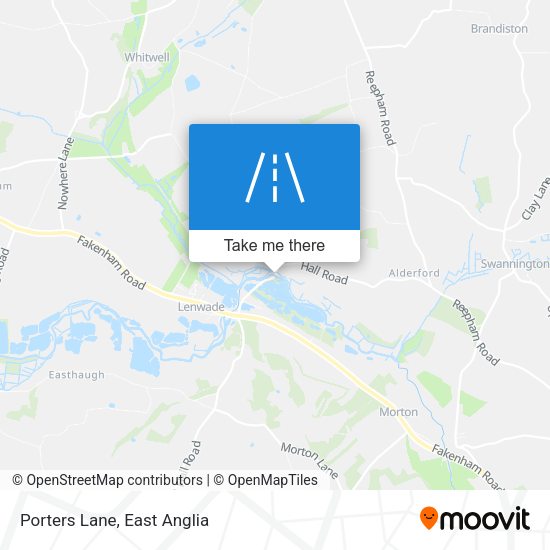 Porters Lane map