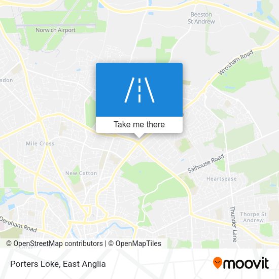 Porters Loke map