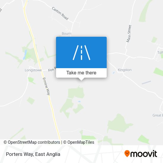 Porters Way map
