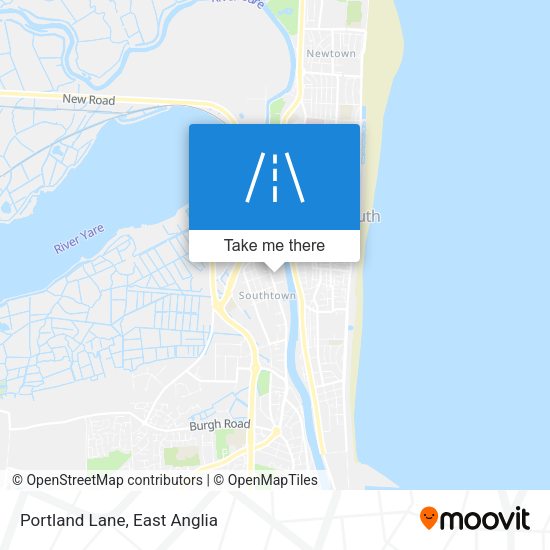 Portland Lane map