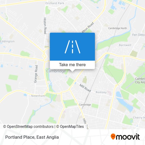 Portland Place map