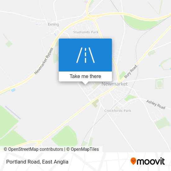 Portland Road map