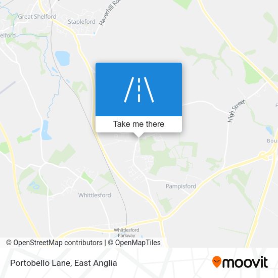 Portobello Lane map