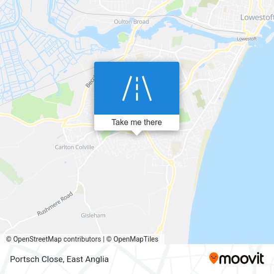 Portsch Close map