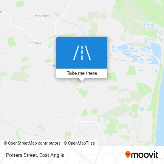 Potters Street map