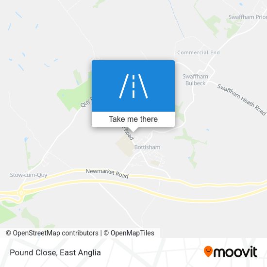 Pound Close map