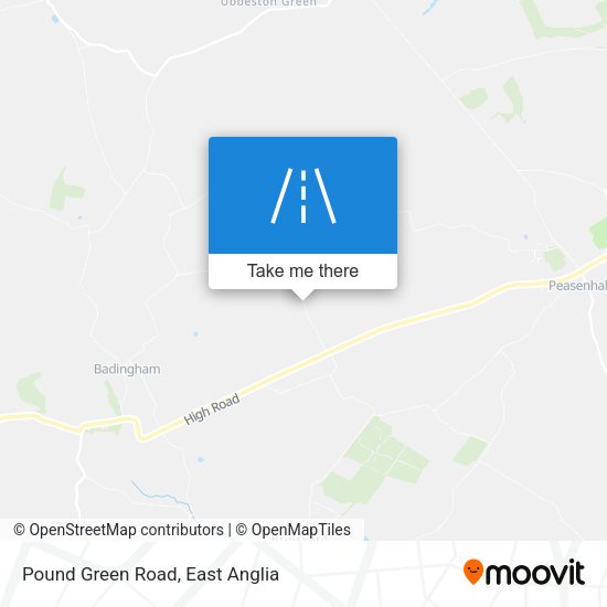 Pound Green Road map
