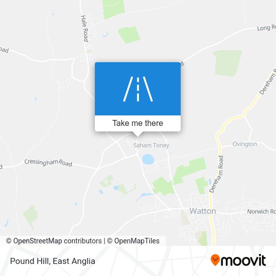 Pound Hill map