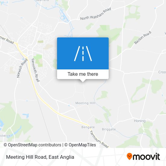 Meeting Hill Road map