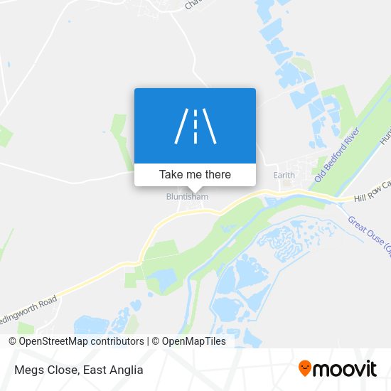 Megs Close map