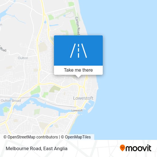 Melbourne Road map