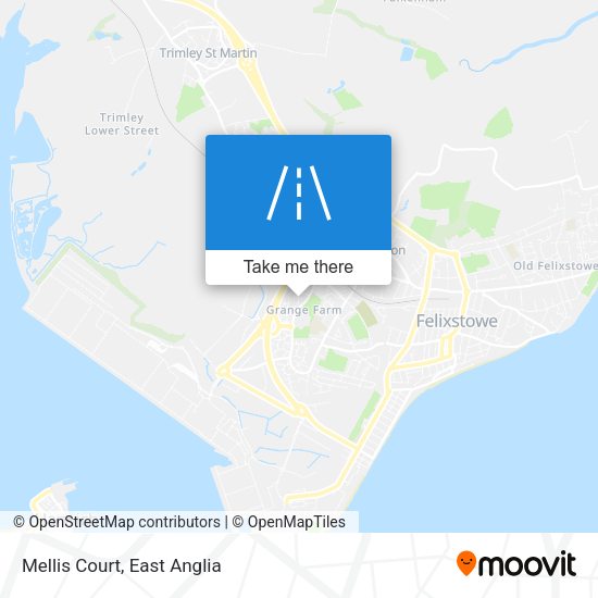 Mellis Court map